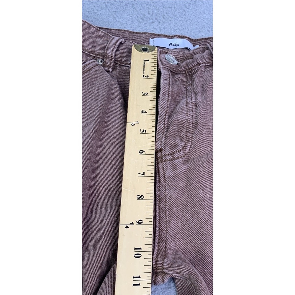 Adika Jeans Womens Size Small High Rise Wide Leg Baggy Factory Distressed Jeans - Picture 3 of 11